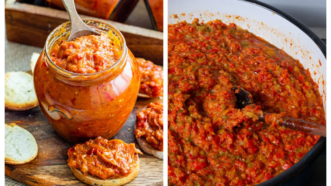 Zacuscă moldovenească după rețeta tradițională a sătencelor din Mihai Viteazul. Un preparat cu gust autentic, al cărui secret se transmite din generație în generație