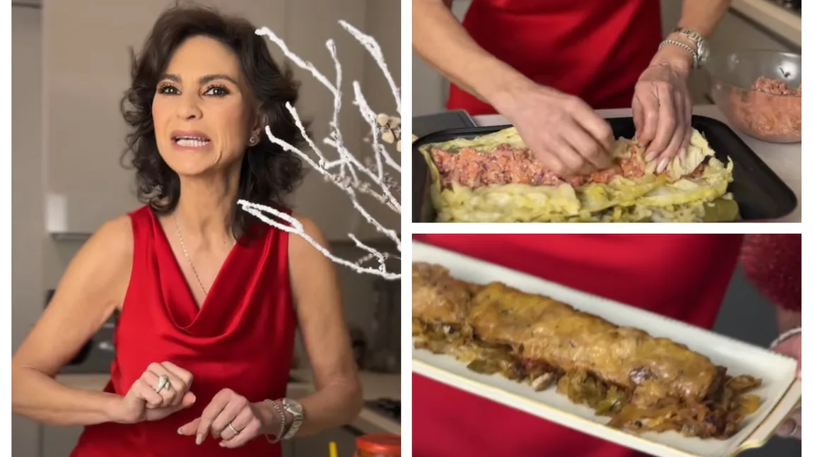 Sarmale altfel, de Revelion. Trucul inedit folosit de Ramona Bădescu în bucătărie