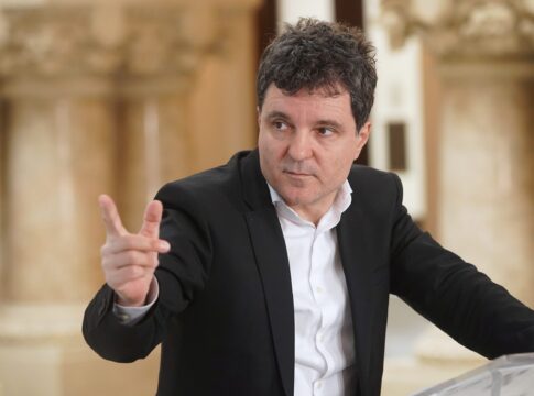 Bucharest,,Romania.,20th,May,,2024:,Nicusor,Dan,Mayor,Of,Bucharest