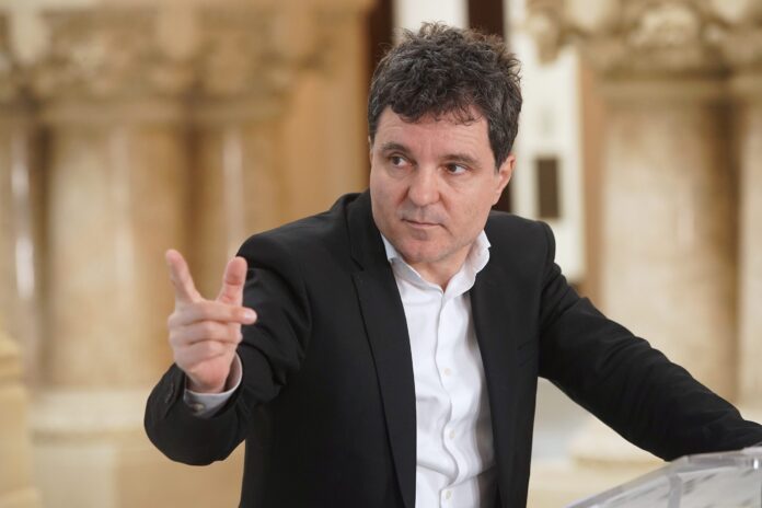 Bucharest,,Romania.,20th,May,,2024:,Nicusor,Dan,Mayor,Of,Bucharest